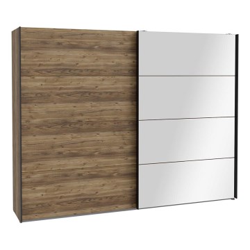 Guarda-roupa com espelho OREN 270x210 cm, carvalho artisan