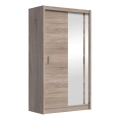 Guarda-roupa com espelho SABRINA 120x215 cm carvalho sonoma