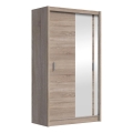 Guarda-roupa com espelho SABRINA 150x215 cm carvalho sonoma