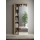 Guarda-roupa LENOR 91x209 cm branco/castanho