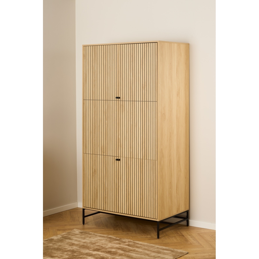 Guarda-roupa OLIVIA 99x200 cm carvalho