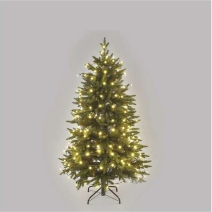 Guirlanda de Natal LED 200 LEDs/8 funções 20 m IP44 branco quente