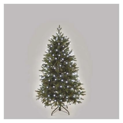 Guirlanda de Natal LED, 300 LEDs / 8 modos, 35 m, branco frio