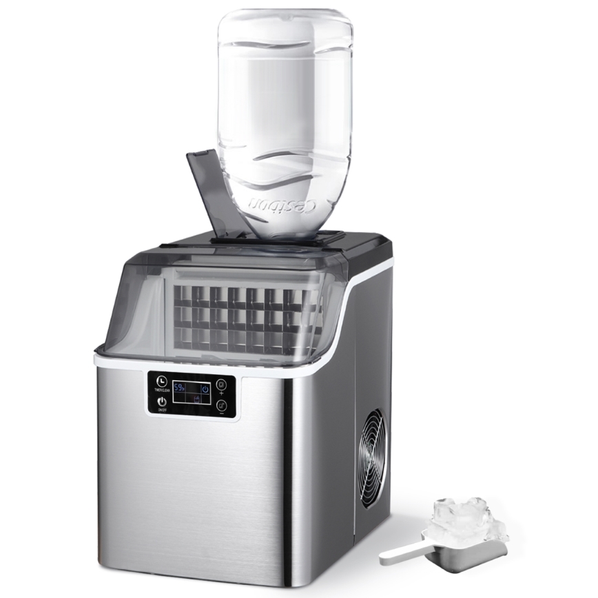 Guzzanti GZ124A - Máquina de gelo 150W/230V em aço inoxidável