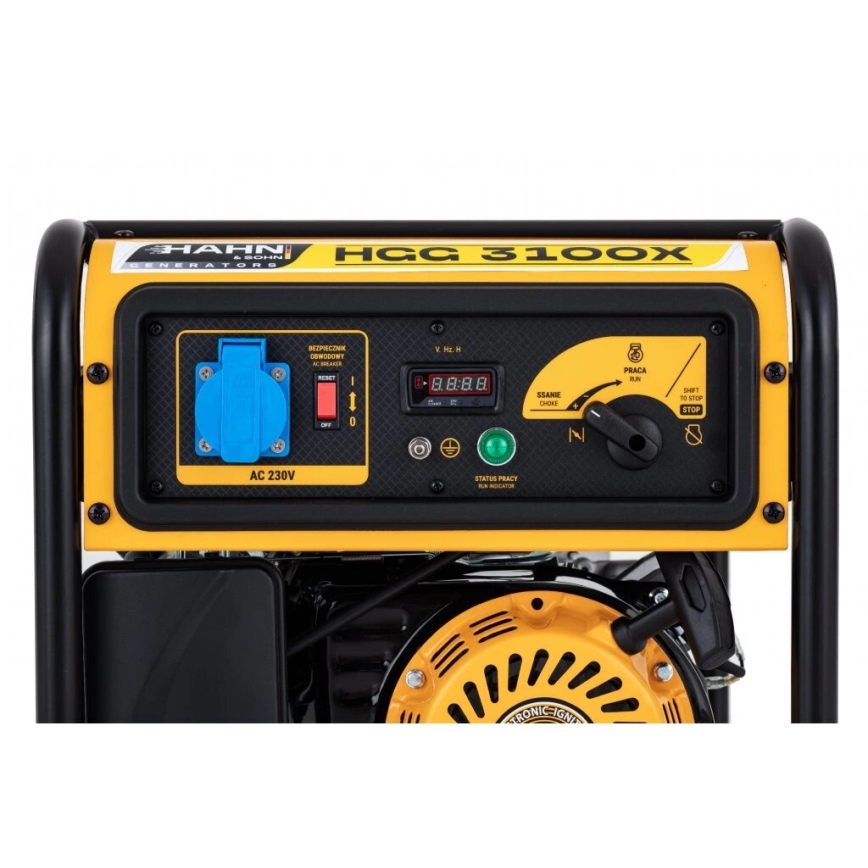 Hahn & Sohn 9176 - Gerador elétrico a gasolina HGG 3100X AVR 3300W