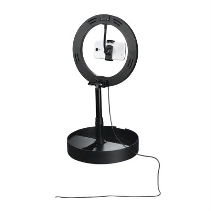 Hama - Iluminação em anel LED com regulação com tripé LED/9,2W/5V diâmetro 26,5 cm + controlo remoto