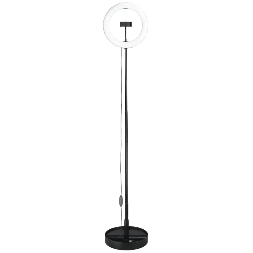 Hama - Iluminação em anel LED com regulação com tripé LED/9,2W/5V diâmetro 26,5 cm + controlo remoto