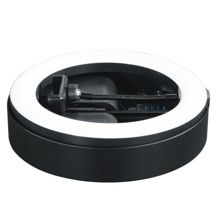 Hama - Iluminação em anel LED com regulação com tripé LED/9,2W/5V diâmetro 26,5 cm + controlo remoto