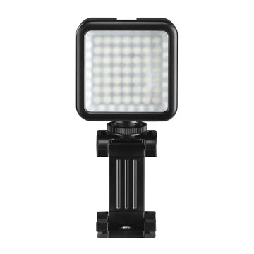 Hama - LED Iluminação com regulação para telefones, câmaras fotográficas e de vídeo LED/5,5W/2xAA
