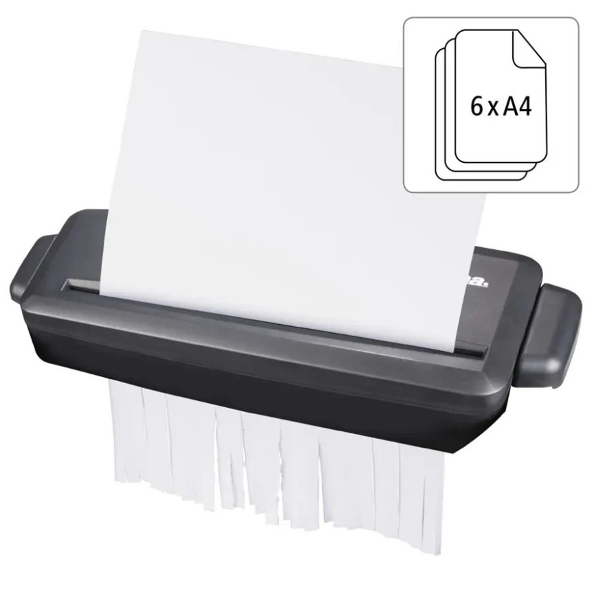 Hama - Mini paper shredder A4 230V preto