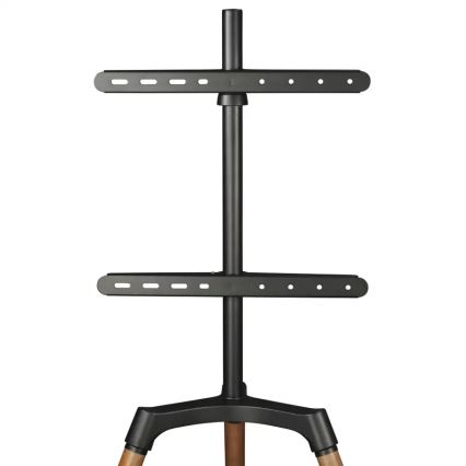 Hama - Suporte de chão para TV 32-65" preto/madeira de nogueira
