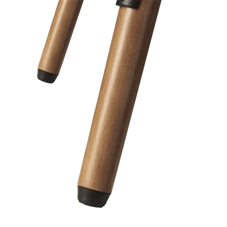 Hama - Suporte de chão para TV 32-65" preto/madeira de nogueira
