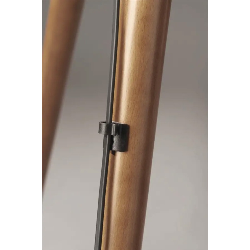 Hama - Suporte de chão para TV 32-65" preto/madeira de nogueira