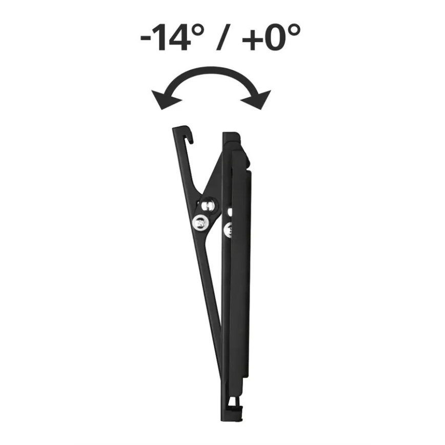 Hama - Suporte de parede basculante para TV 19-48” preto