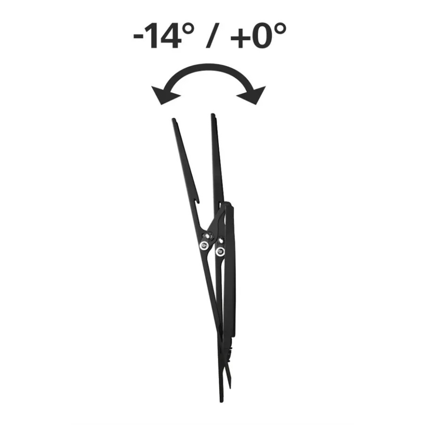 Hama - Suporte de parede basculante para TV 32-56” preto