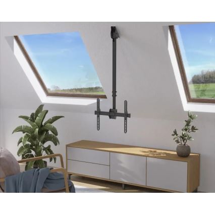 Hama - Suporte de teto para suporte de TV giratório 32-65" preto