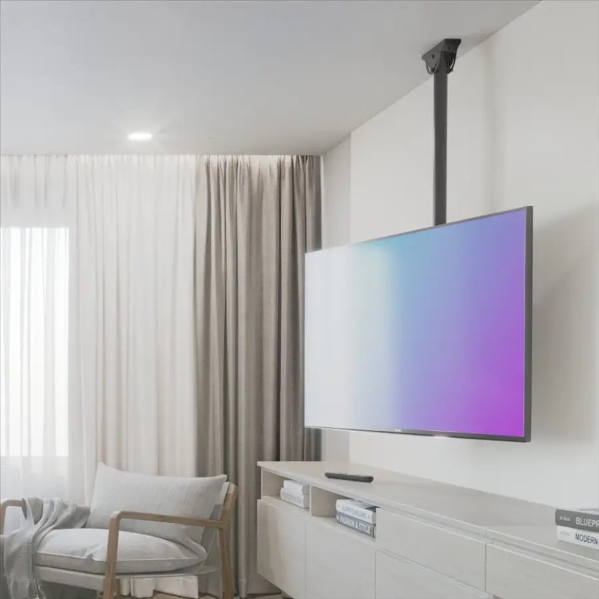 Hama - Suporte de teto para suporte de TV giratório 32-65" preto