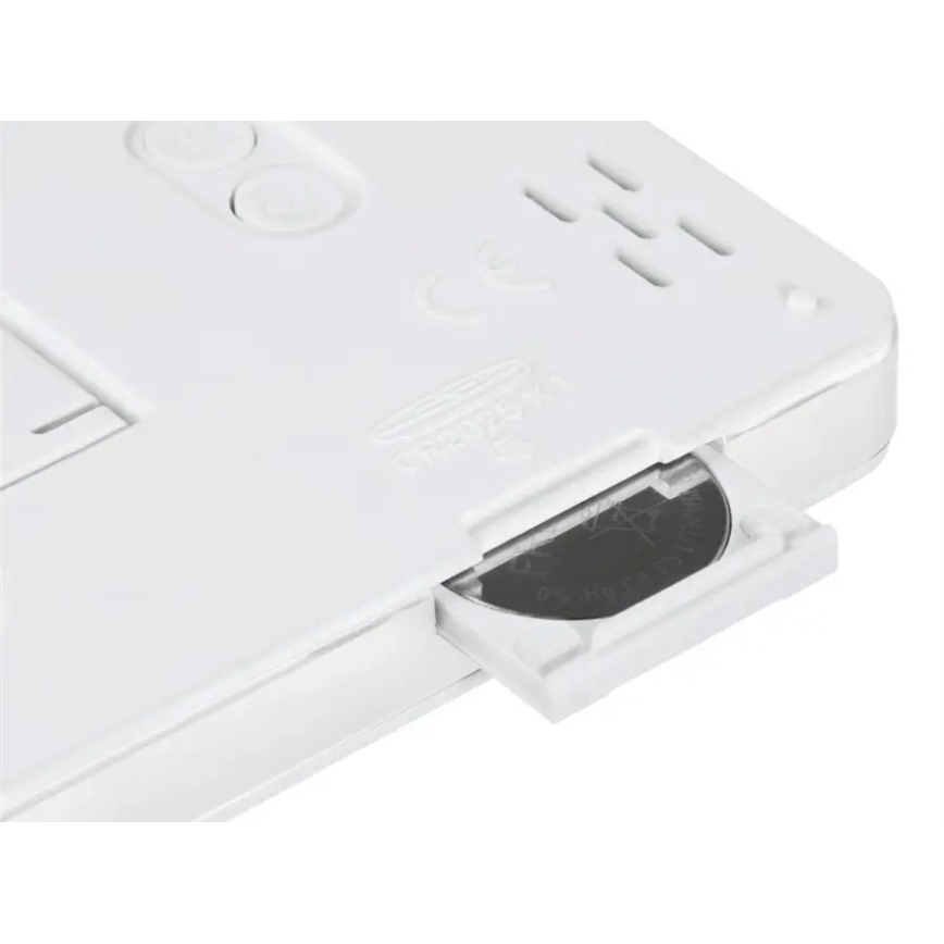 Hama - Termómetro interior com um medidor de humidade 1xCR2025 branco