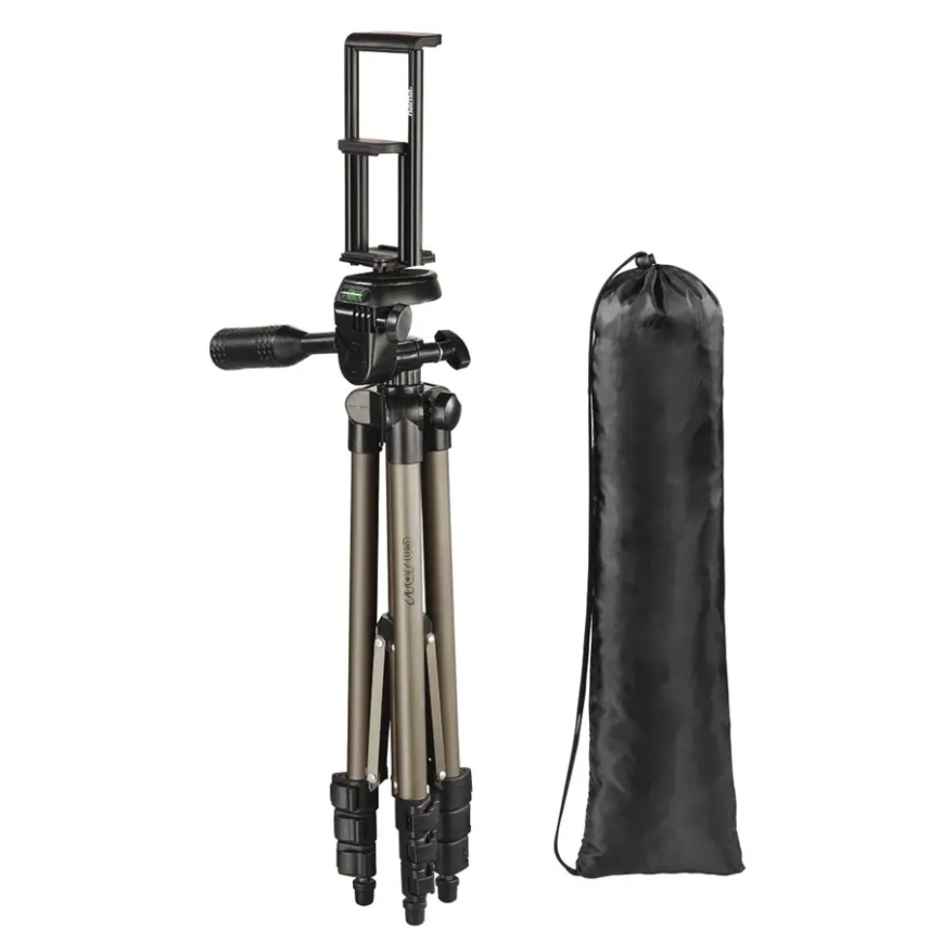 Hama - Tripé para câmara 106 cm + suporte para smartphone