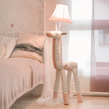 Happy Lamps - Candeeiro de chão LED de criança BONITA LED/5,4W/230V unicórnio