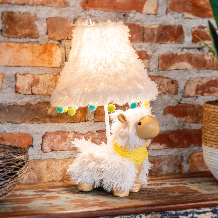 Happy Lamps - Candeeiro de mesa de criança LED ALMA LED/5,4W/230V lhama