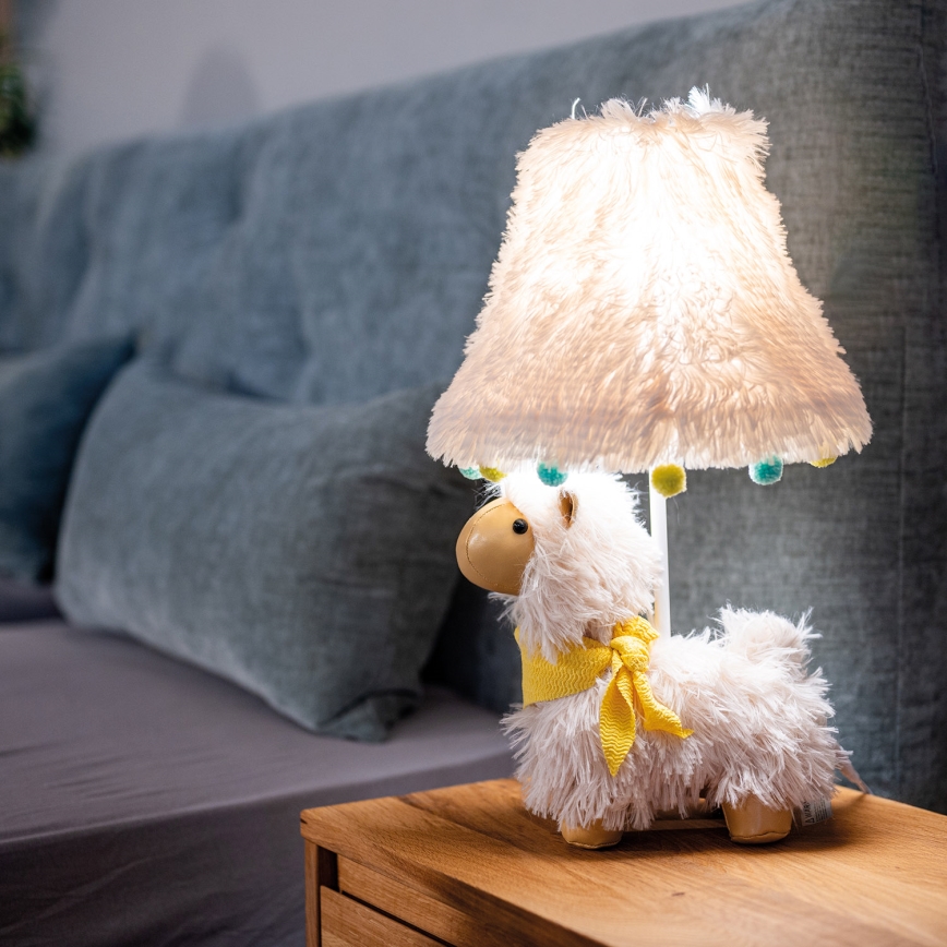 Happy Lamps - Candeeiro de mesa de criança LED ALMA LED/5,4W/230V lhama