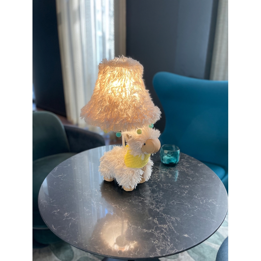 Happy Lamps - Candeeiro de mesa de criança LED ALMA LED/5,4W/230V lhama