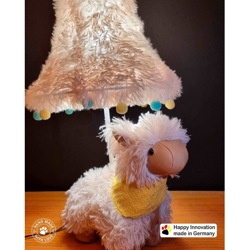 Happy Lamps - Candeeiro de mesa de criança LED ALMA LED/5,4W/230V lhama