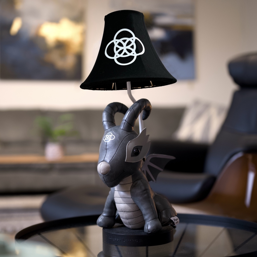 Happy Lamps - Candeeiro de mesa de criança LED BLACK DRAGOON LED/5,4W/230V dragão