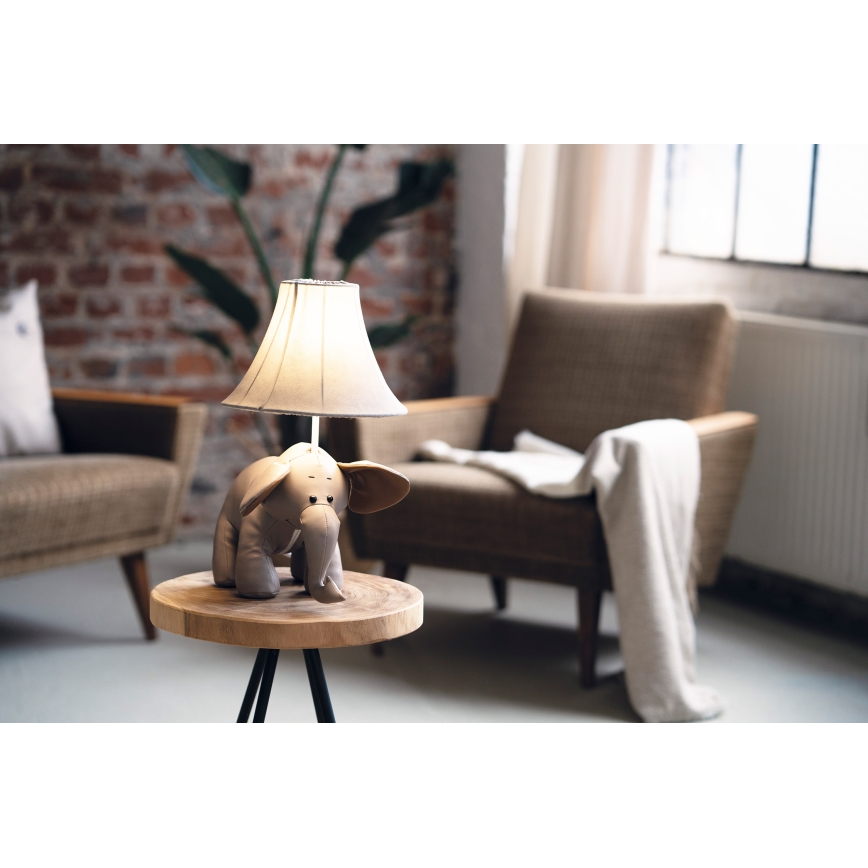 Happy Lamps - Candeeiro de mesa de criança LED BOBBY LED/5,4W/230V elefante