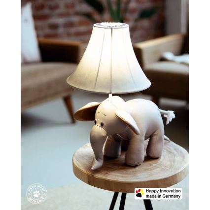 Happy Lamps - Candeeiro de mesa de criança LED BOBBY LED/5,4W/230V elefante