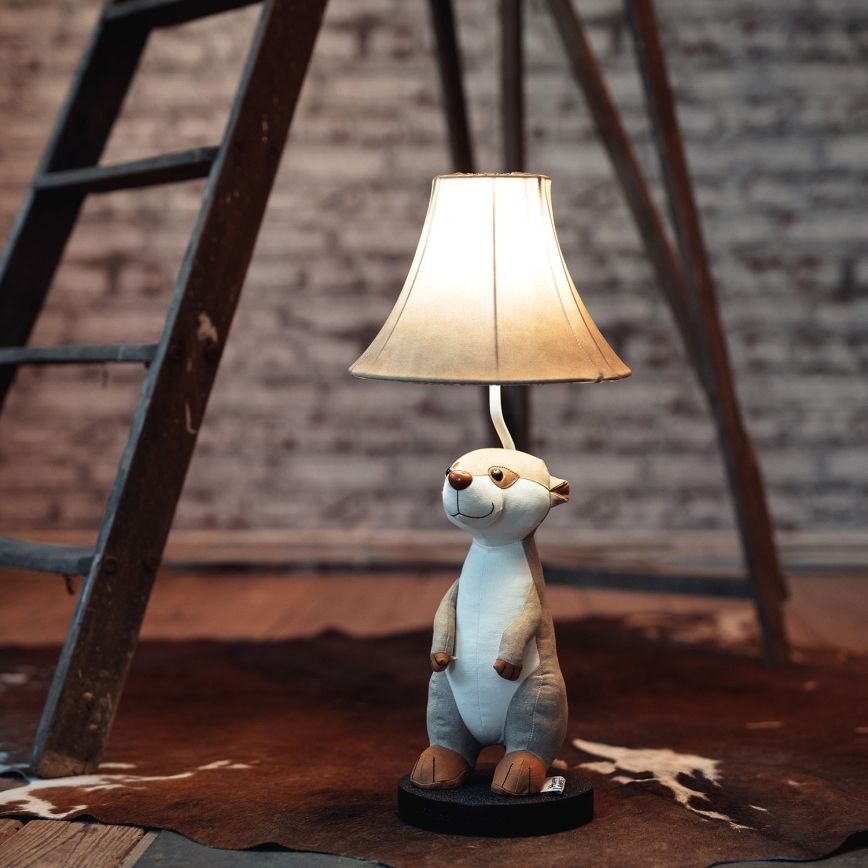 Happy Lamps - Candeeiro de mesa de criança LED EDDIE LED/5,4W/230V suricata