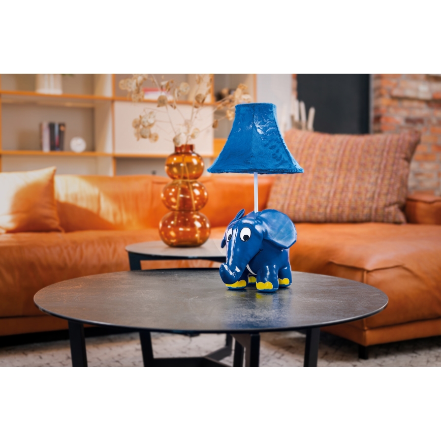Happy Lamps - Candeeiro de mesa de criança LED ELEPHANT FROM SENDUNG MIT DER MAUS LED/5,4W/230V elefante