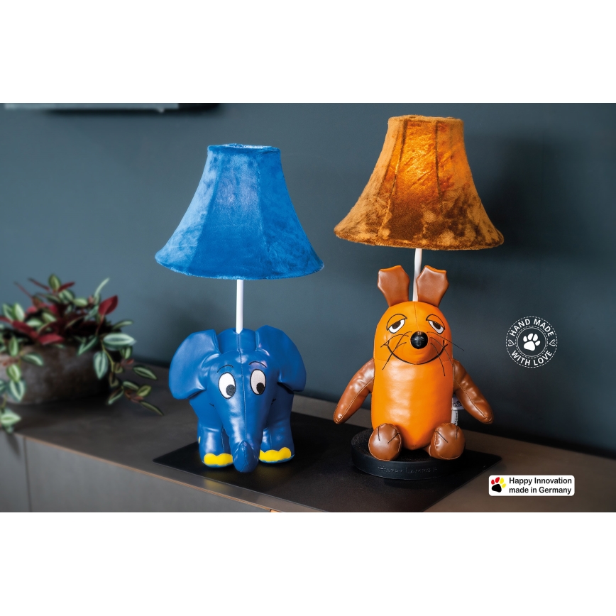 Happy Lamps - Candeeiro de mesa de criança LED ELEPHANT FROM SENDUNG MIT DER MAUS LED/5,4W/230V elefante
