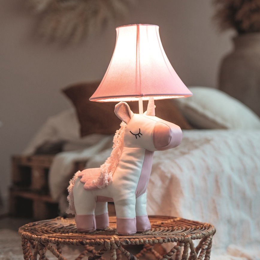 Happy Lamps - Candeeiro de mesa de criança LED ELSA LED/5,4W/230V unicórnio