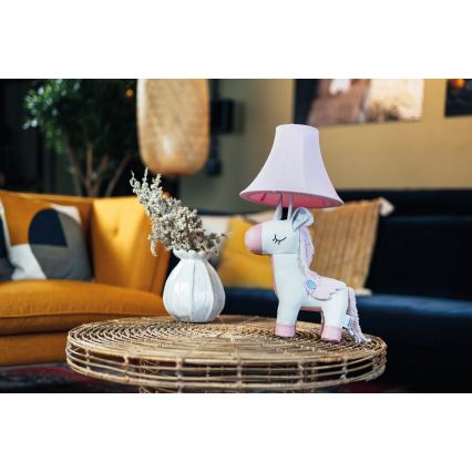 Happy Lamps - Candeeiro de mesa de criança LED ELSA LED/5,4W/230V unicórnio