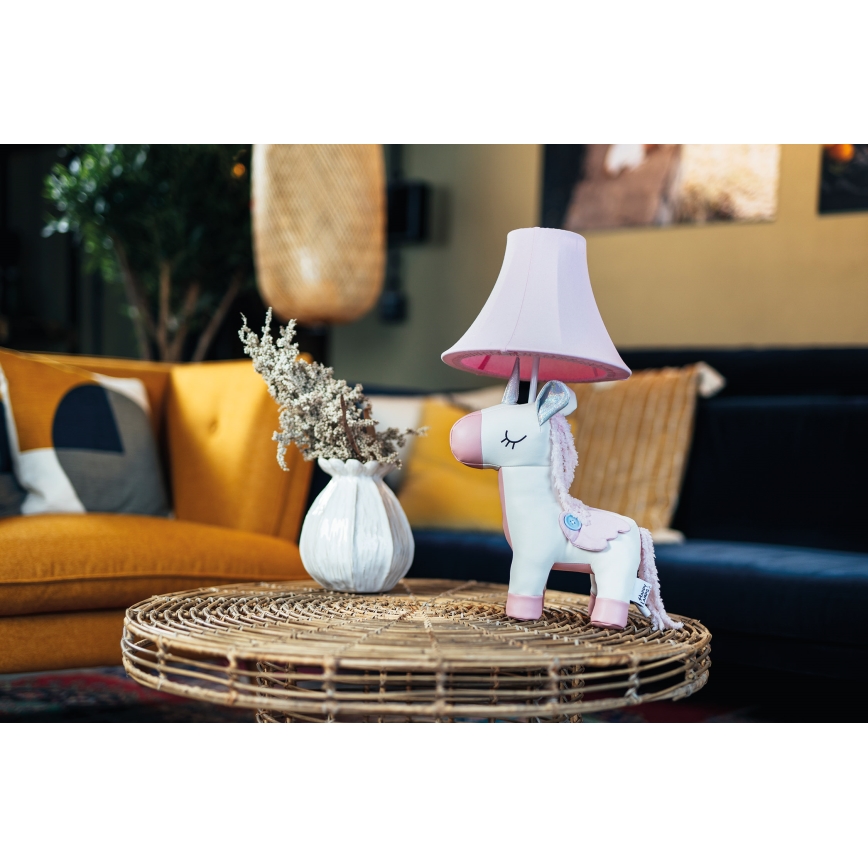 Happy Lamps - Candeeiro de mesa de criança LED ELSA LED/5,4W/230V unicórnio
