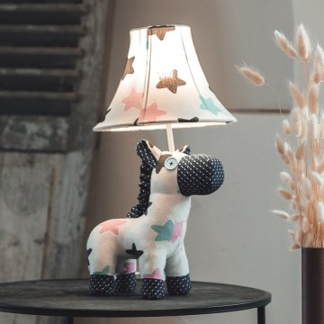 Happy Lamps - Candeeiro de mesa de criança LED FIN LED/5,4W/230V cavalo