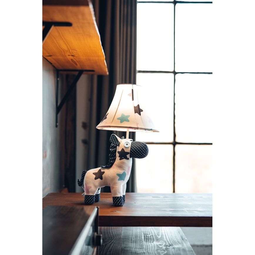 Happy Lamps - Candeeiro de mesa de criança LED FINN LED/5,4W/230V cavalo