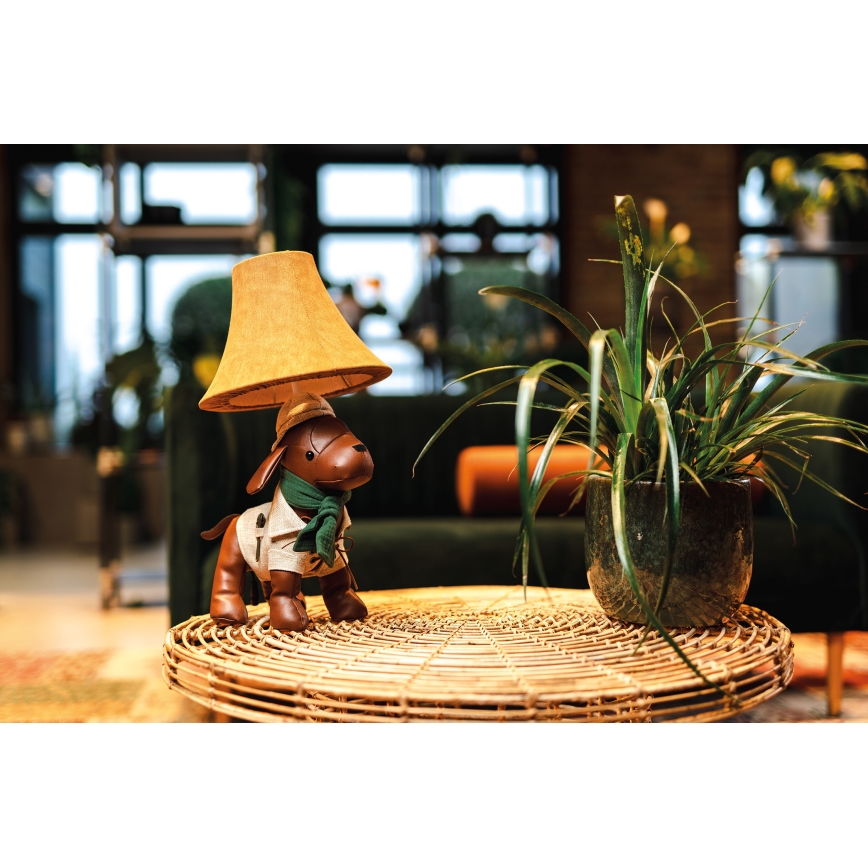 Happy Lamps - Candeeiro de mesa de criança LED SPIKE LED/5,4W/230V cão de caça