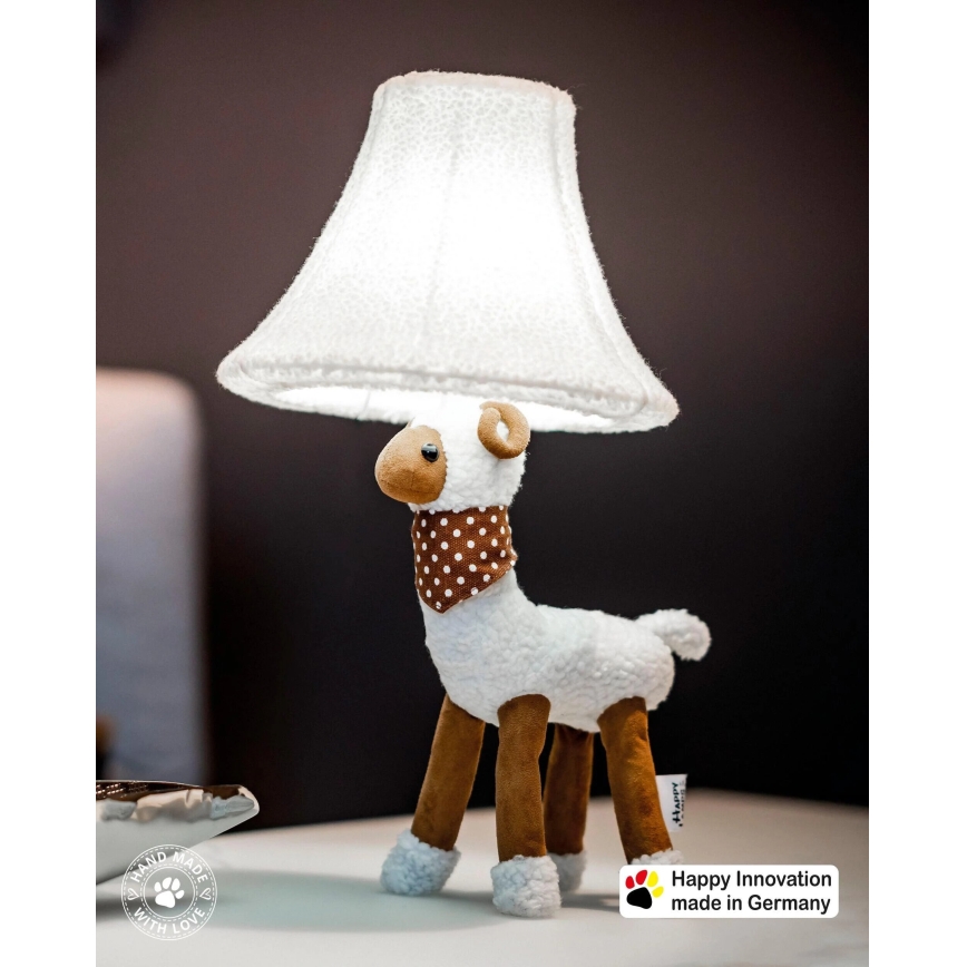 Happy Lamps - Candeeiro de mesa de criança LED WOLLE LED/5,4W/230V ovelha