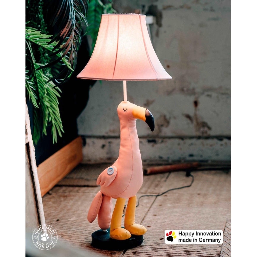 Happy Lamps - LED Candeeiro de chão de criança MINGO LED/5,4W/230V flamingo