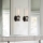 Hinkley - Aplique de parede para casa de banho ELLISON 2xE27/40W/230V IP44 preto
