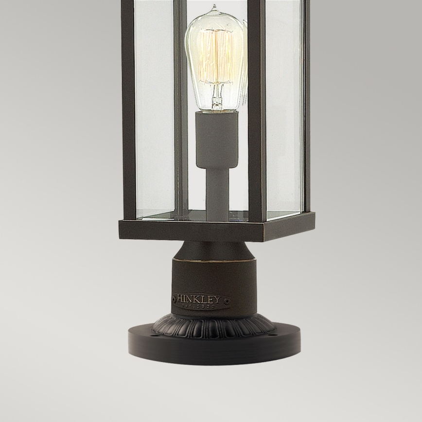 Hinkley - Candeeiro exterior MANHATTAN 1xE27/100W/230V IP44 preto