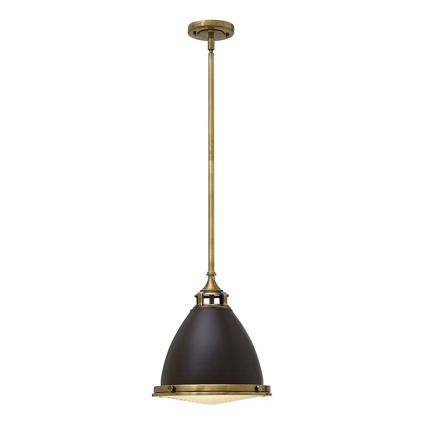 Hinkley - Candeeiro suspenso AMELIA 1xE27/60W/230V bronze