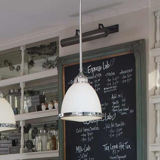 Hinkley - Candeeiro suspenso AMELIA 1xE27/60W/230V cromado brilhante