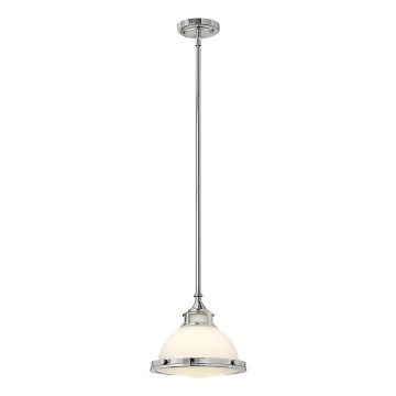 Hinkley - Candeeiro suspenso AMELIA 1xE27/60W/230V cromado brilhante