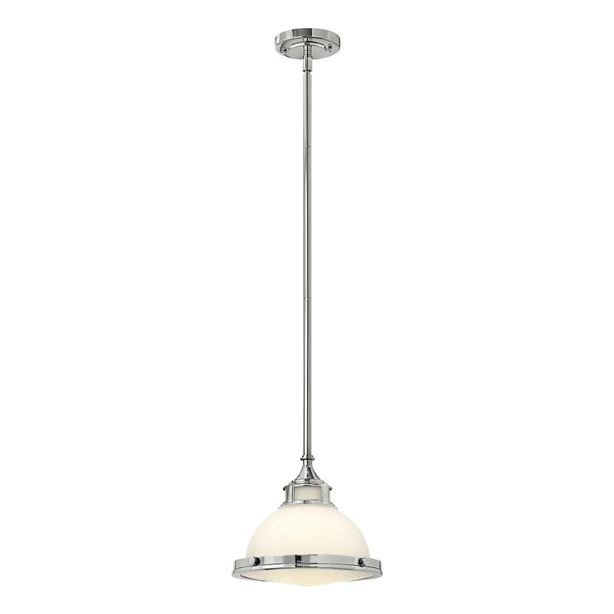 Hinkley - Candeeiro suspenso AMELIA 1xE27/60W/230V cromado brilhante