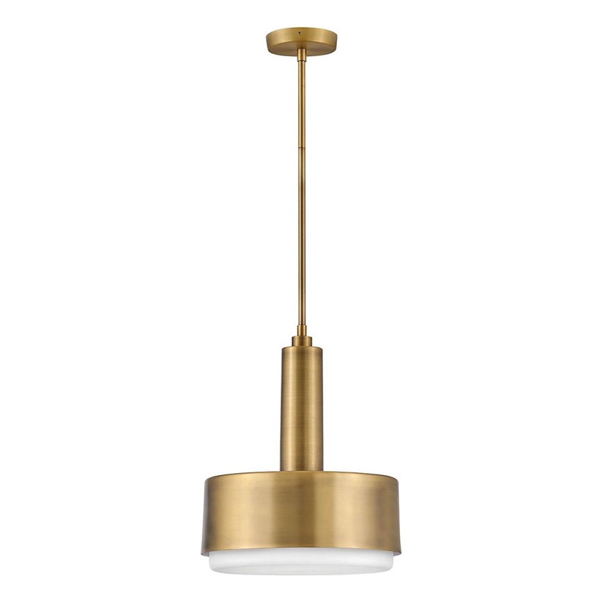 Hinkley - Candeeiro suspenso CEDRIC 2xE27/60W/230V diâmetro 33 cm latão