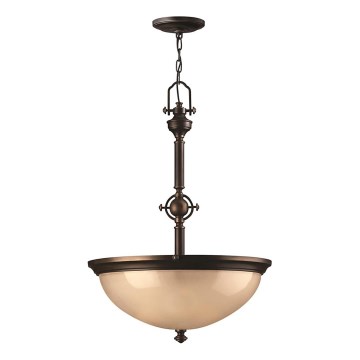Hinkley - Candeeiro suspenso MAYFLOWER 3xE27/60W/230V
